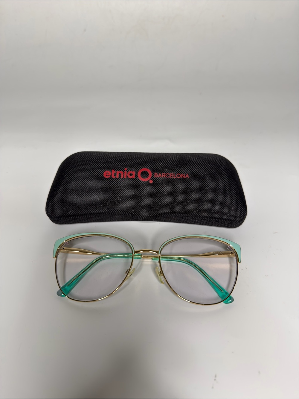 Etnia Barcelona RIGA (SKGD) Turquoise 55 [] 18 140 With Case FRAMES ONLY